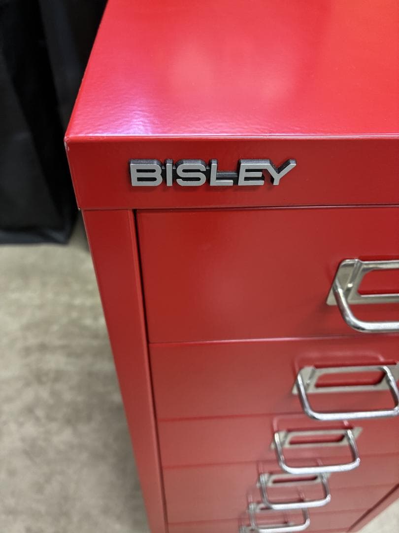 t*i様 BISLEY ビスレー A4 キャビネット 引き出し6段 赤 ペントレ