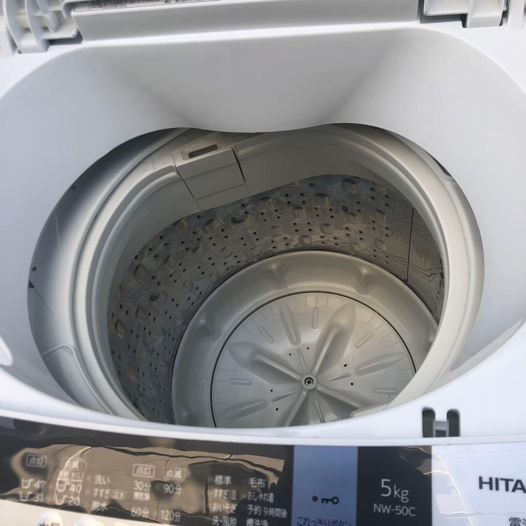 HITACHI NW-50C 2018年製 5kg