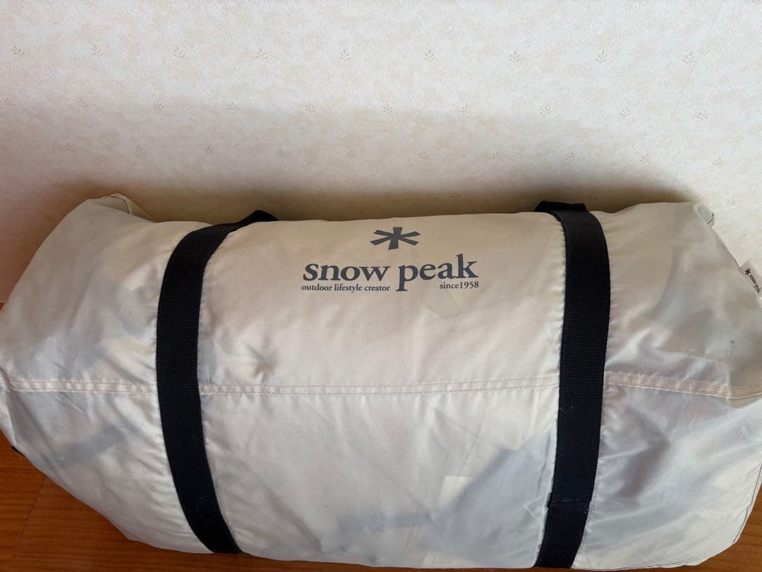  peak ドッグドームプロ6 アイボリー　グランドシート付き！