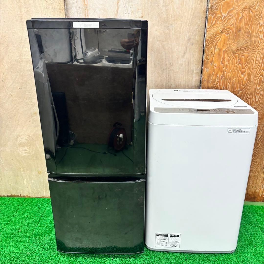 527 国内メーカーセット　一都三県配送　冷蔵庫　洗濯機　一人暮らし　小型　美品