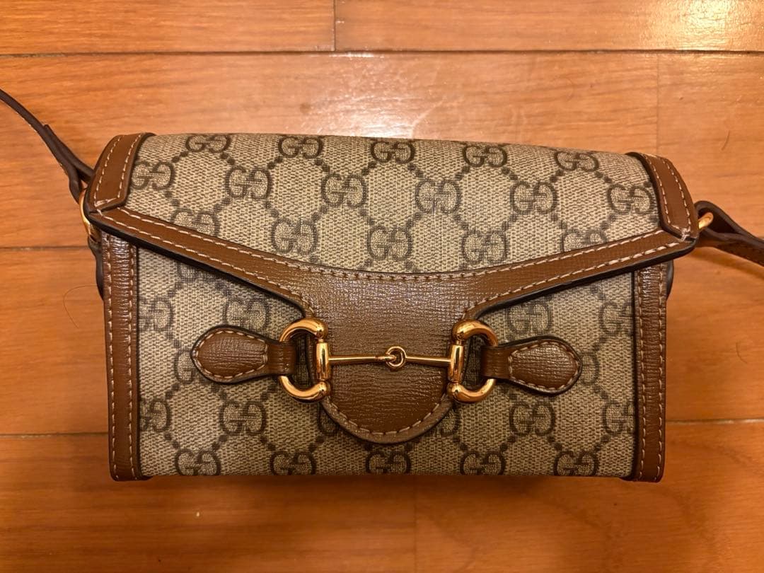 【GUCCI】 GGパターン ショルダーバッグ