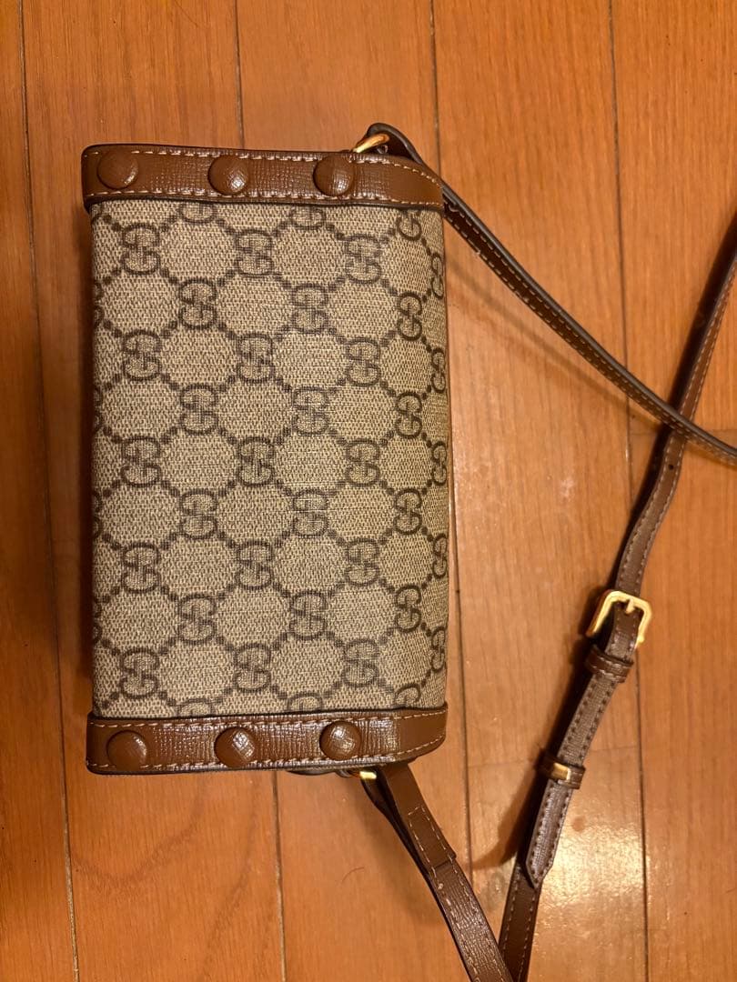【GUCCI】 GGパターン ショルダーバッグ