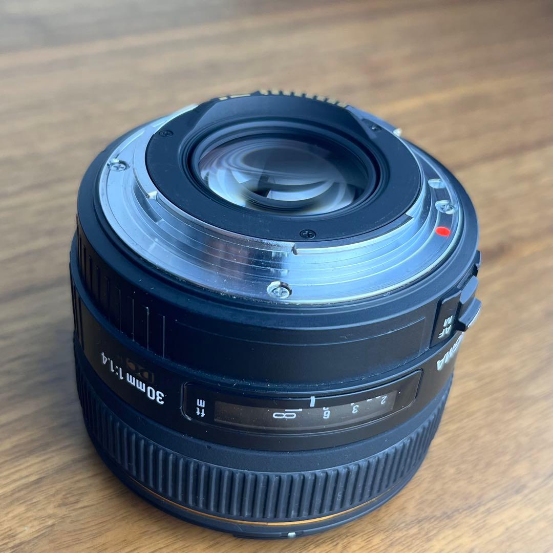 【動作品】SIGMA 30mm F1.4 EX DC HSM 後期型　Canon