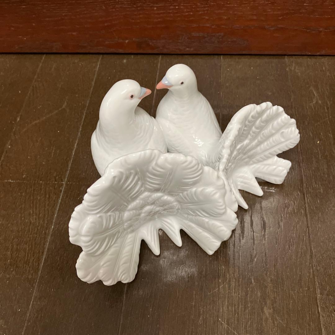 ⭐︎ リアドロ　置物　つがいの鳩　LL A D R O ⭐︎