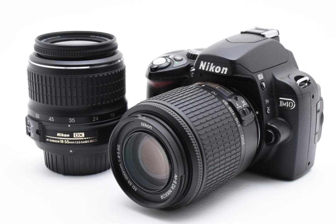 おまけ多数✨Nikon D40 ダブルズームセット✨初心者向け