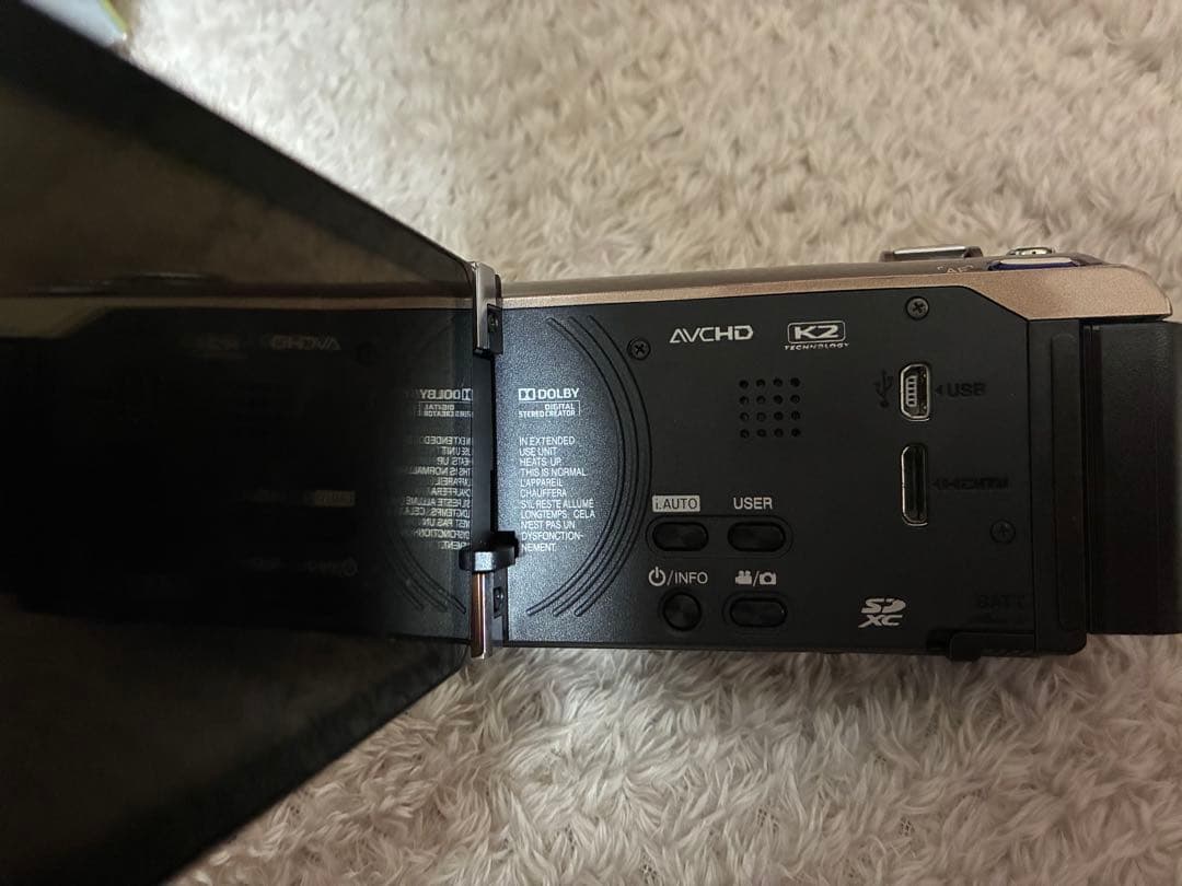 JVC Everio ビデオカメラ F1.2動作確認済