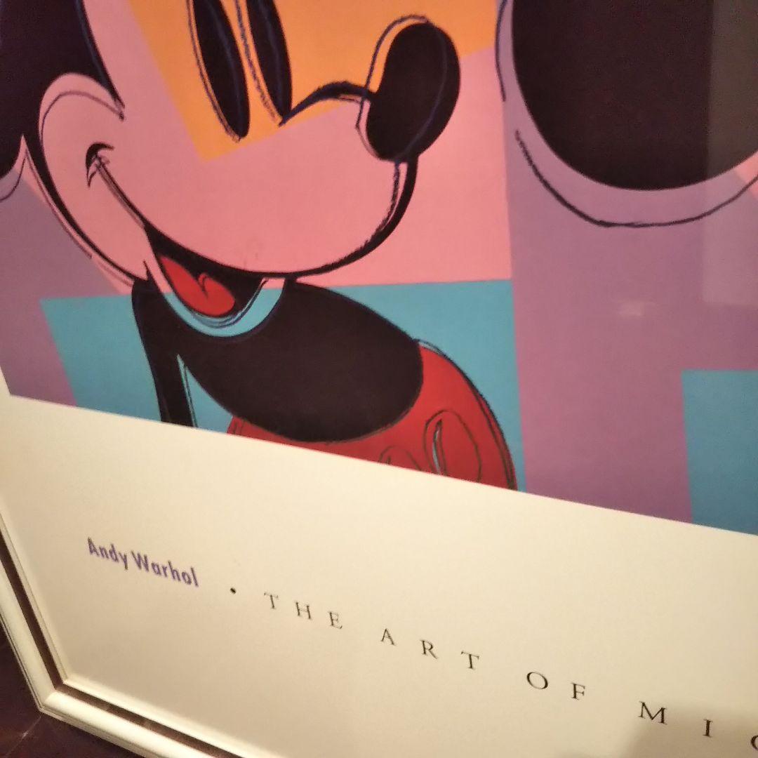 送料込み 【 アンディ・ウォーホル 】1981 ミッキーマウス ポスター