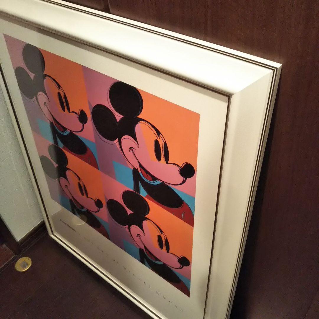 送料込み 【 アンディ・ウォーホル 】1981 ミッキーマウス ポスター