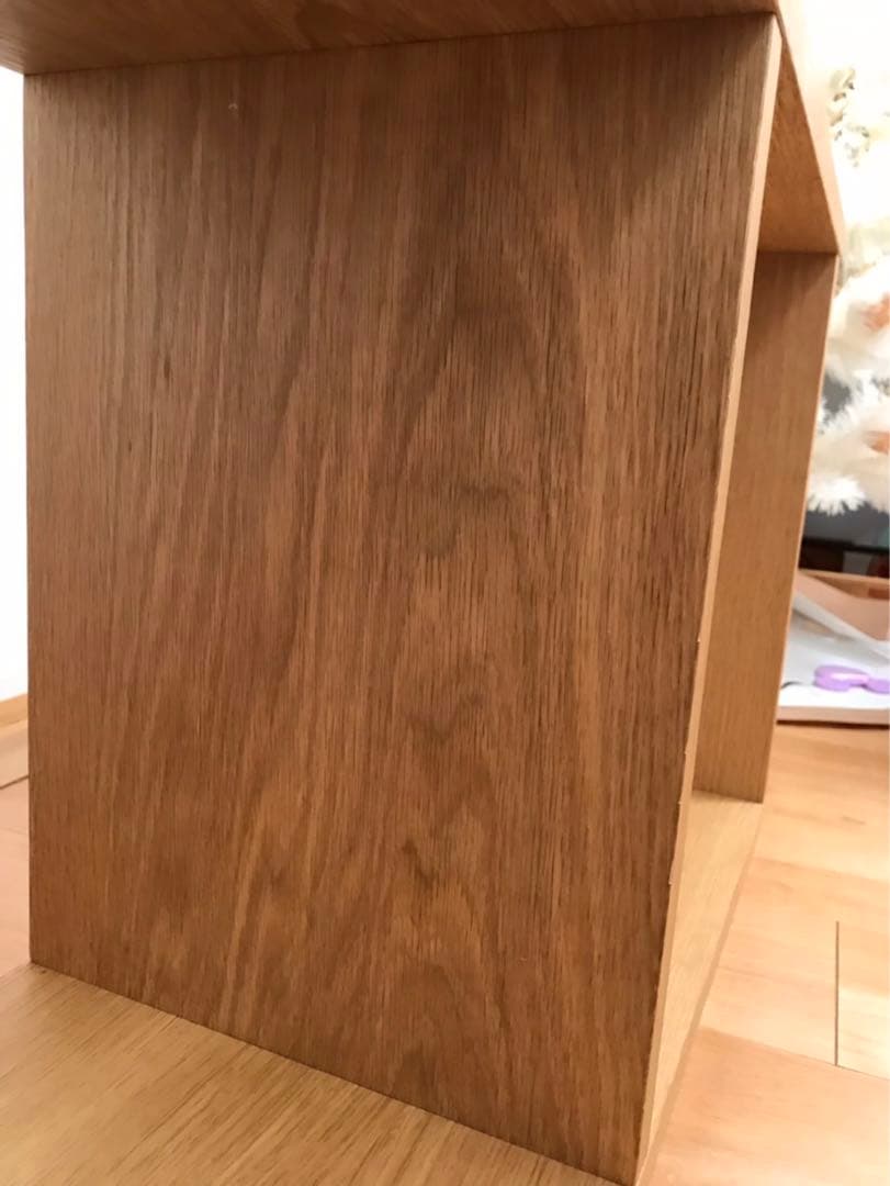 無印良品　スタッキングシェルフ・３段・オーク材