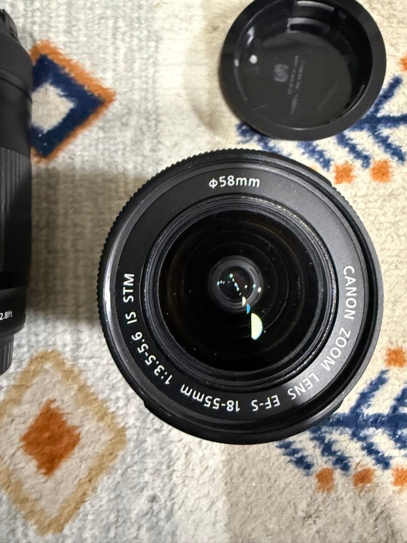 Canon EOS 8000D(W) Wズームキット　2420万画素　一眼レフ