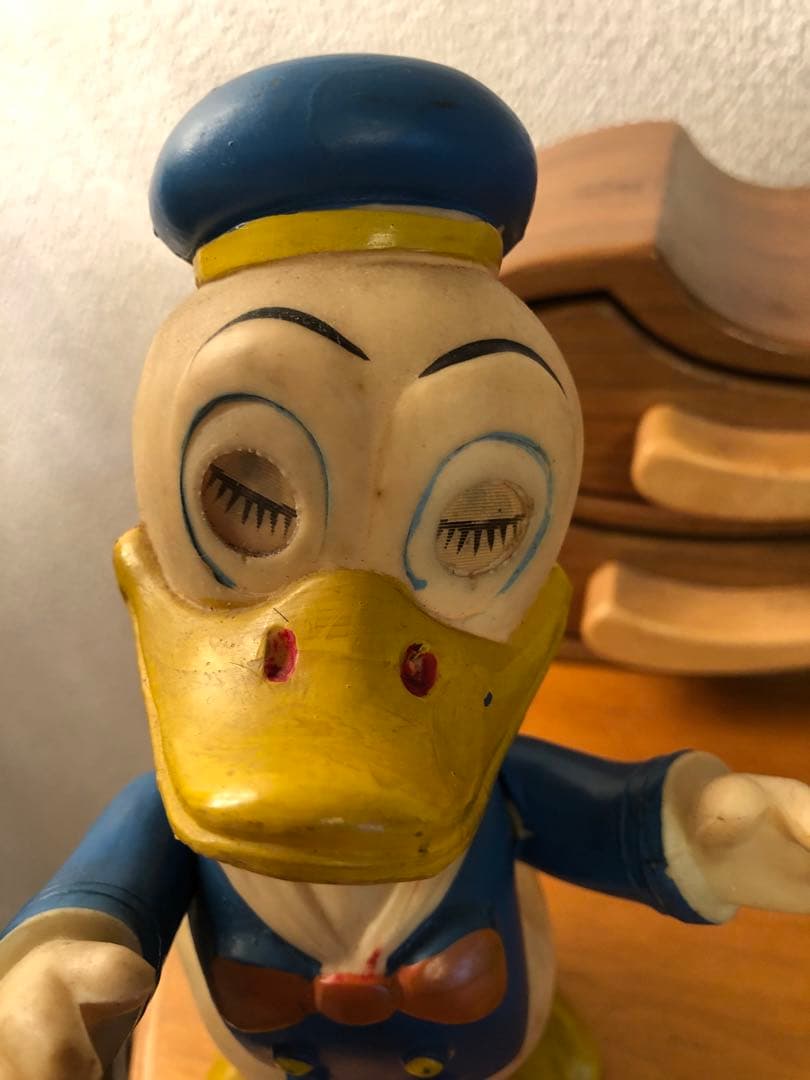 ビンテージ レトロ　ミッキーマウス　ドナルドダック　ウォルトディズニー　ソフビ