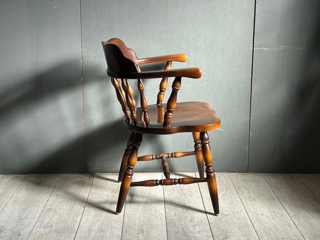 ③飛騨産業　ウィンザーチェア　アームチェア　ヴィンテージ　キャプテンチェア　IS