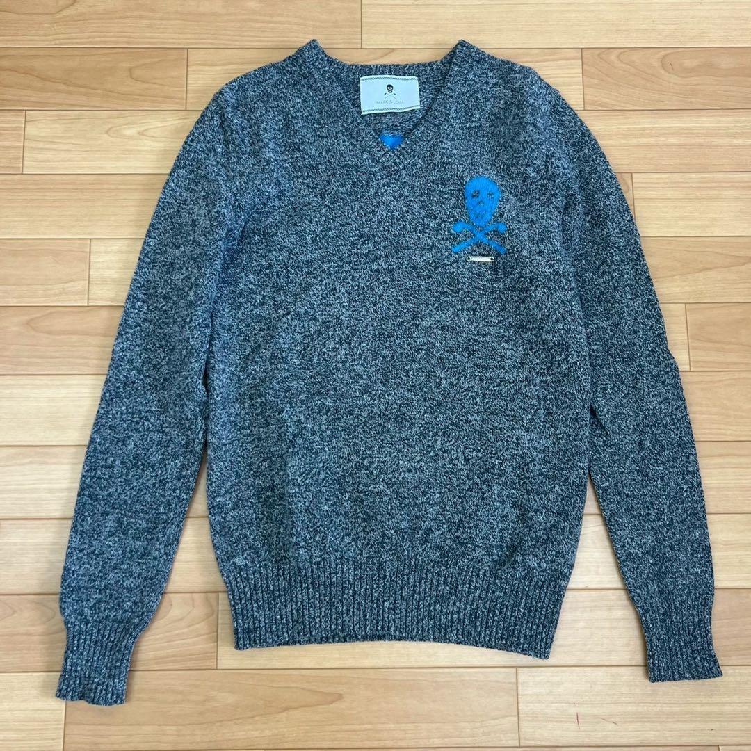 MARK & LONA スカルデザイン Vネックセーター