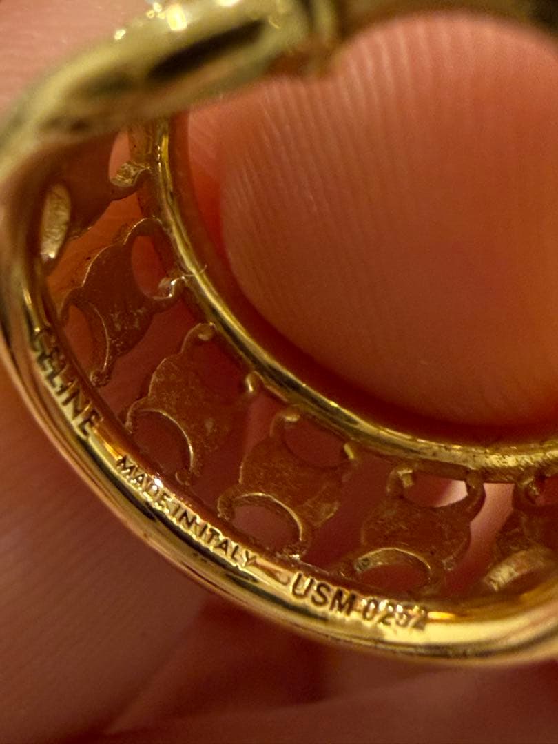 最終値下げします。 CELINE トリオンフ マルチフープピアス片耳