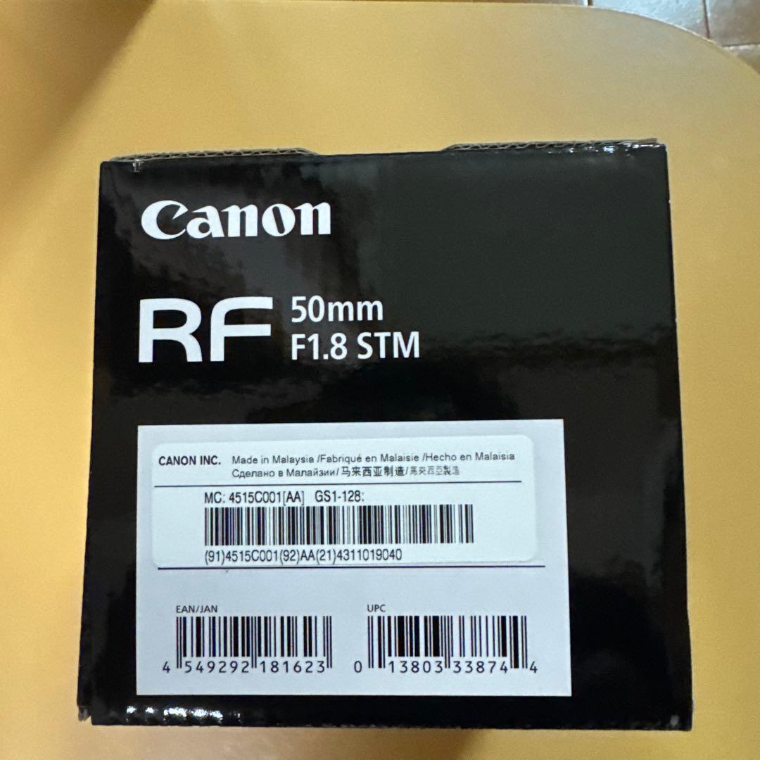 Canon RF50mm F1.8 STM 未開封新品