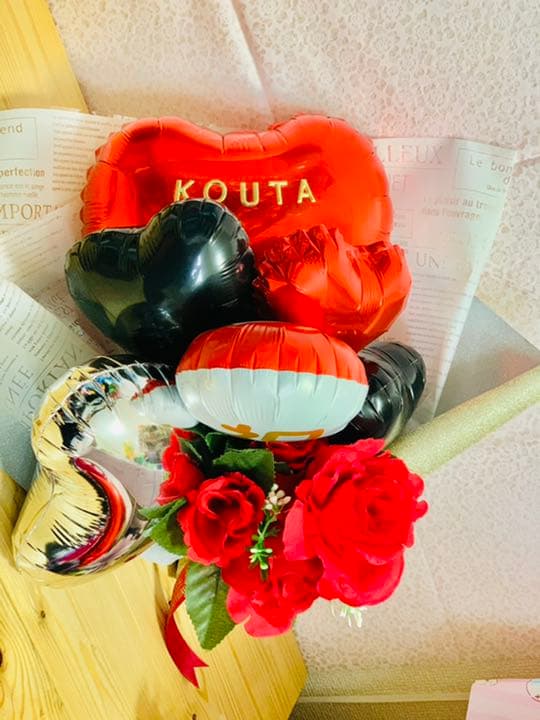 バルーンブーケ　おむつケーキ　タオルケーキ