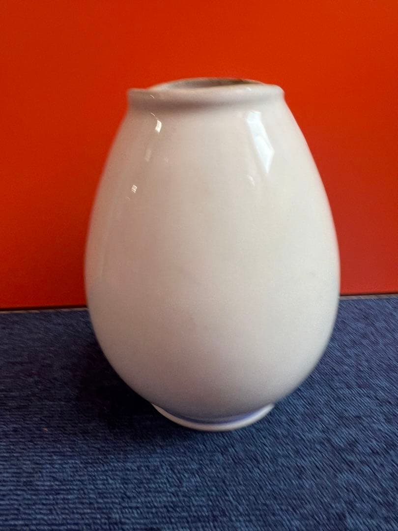 1442 深川製磁　染付人物　花瓶　時代物