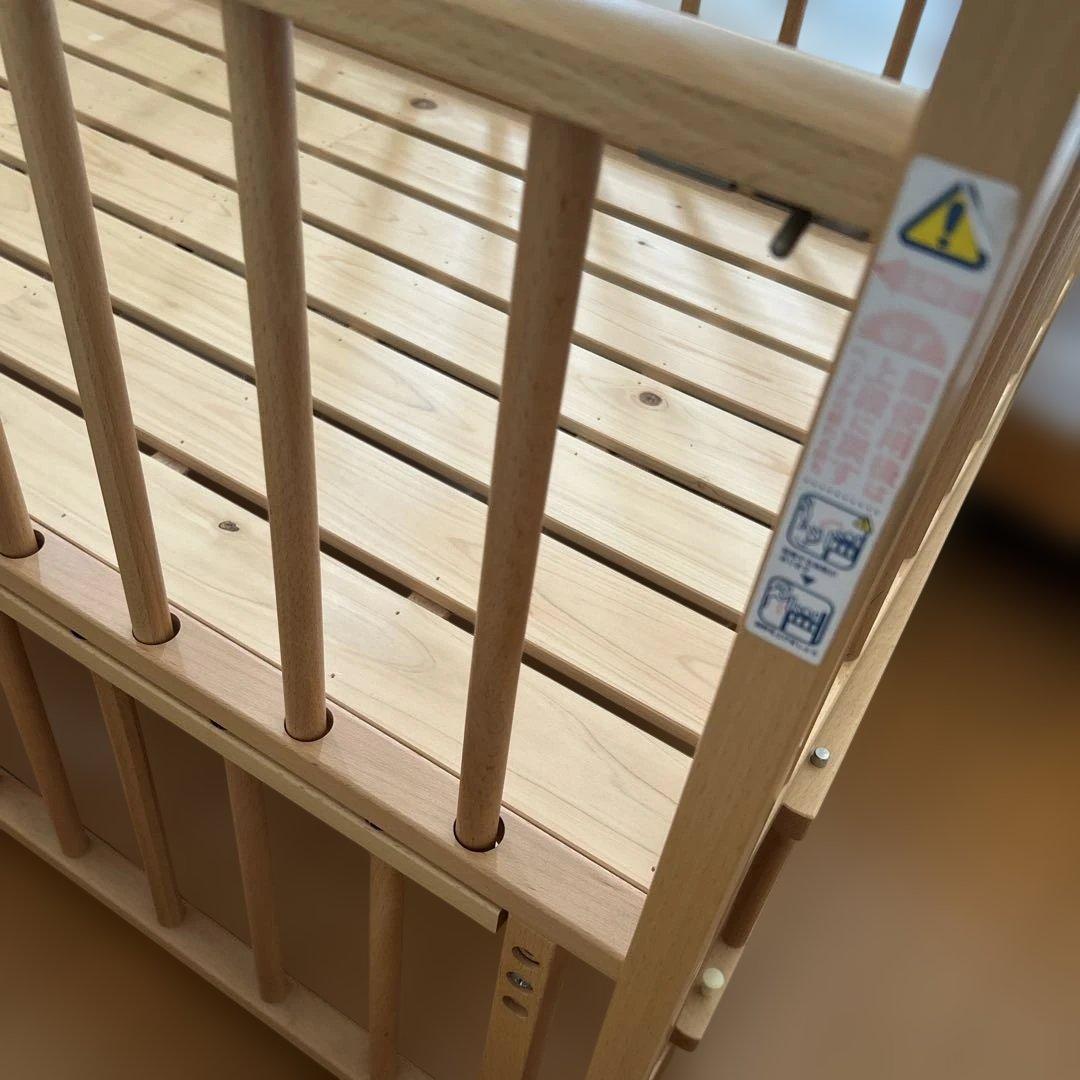 サワベビー ベビーベッド ティアラDX 敷布団 シーツセット