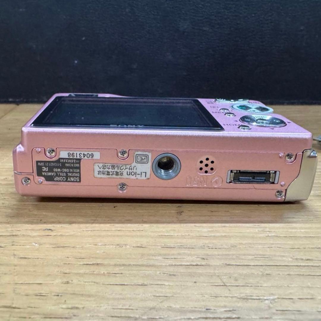 動作品 Sony CyberShot DSC-W80 コンパクトデジタルカメラ