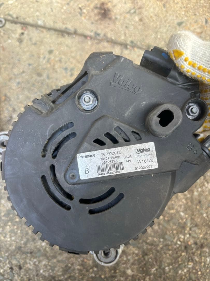 エクストレイル DBA-NT32 オルタネーター状態未確認