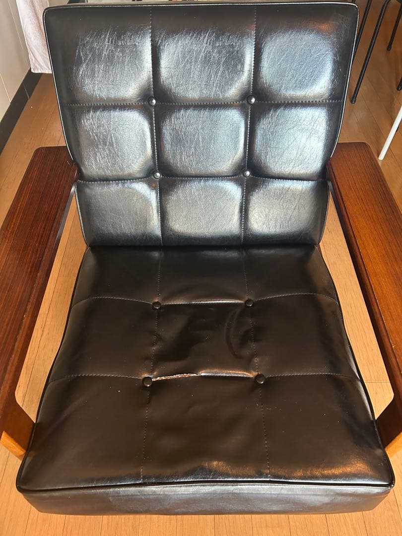 オールドカリモク　kチェア　ワンシーター