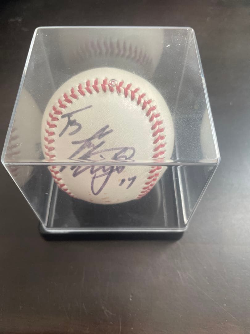 大谷翔平直筆サインボール 日ハム時代