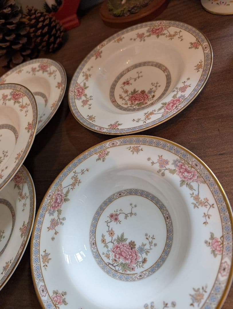 ロイヤルドルトン　カントン　深皿7枚