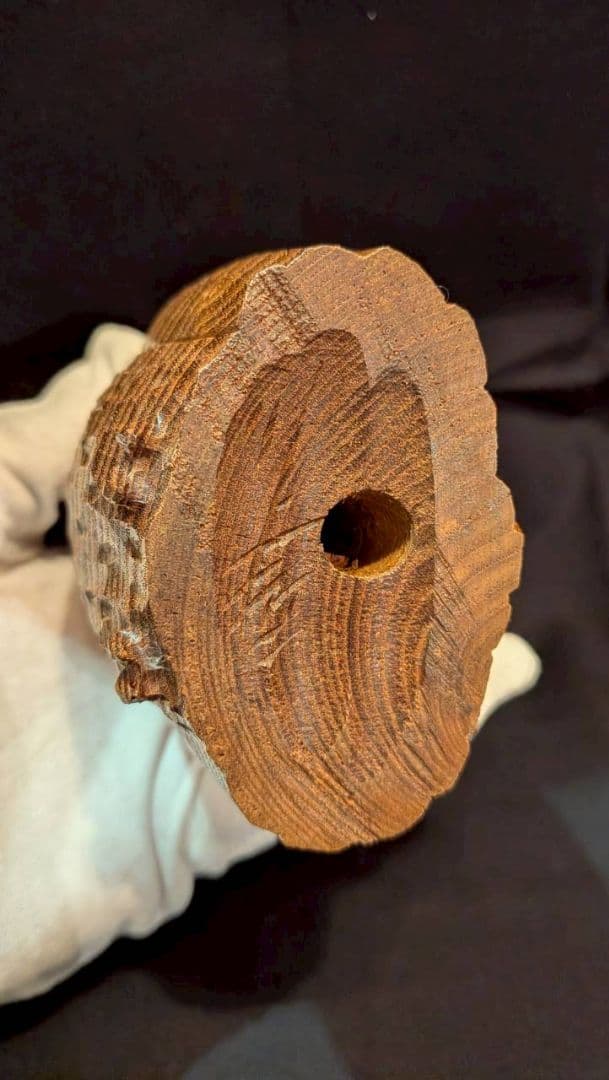 アイヌ彫刻 川上 哲 島梟/シマフクロウ