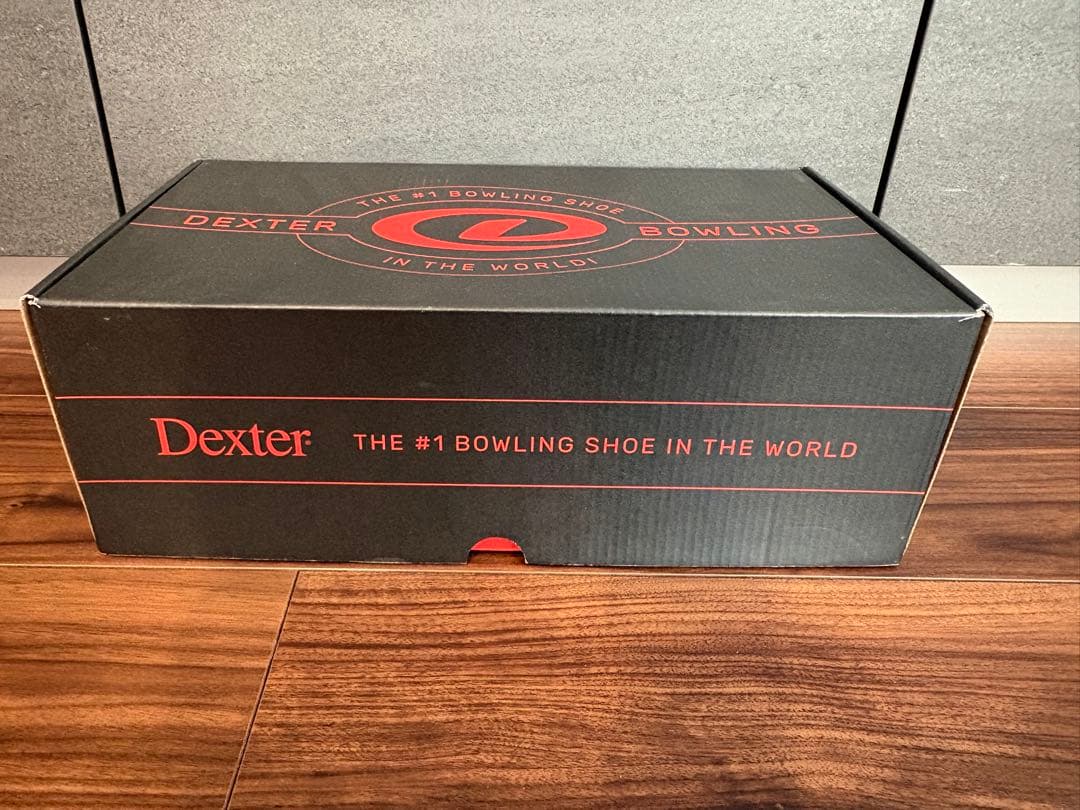 【新品未使用・箱有】Dexter メンズ ボーリングシューズ 黒 赤 27.5
