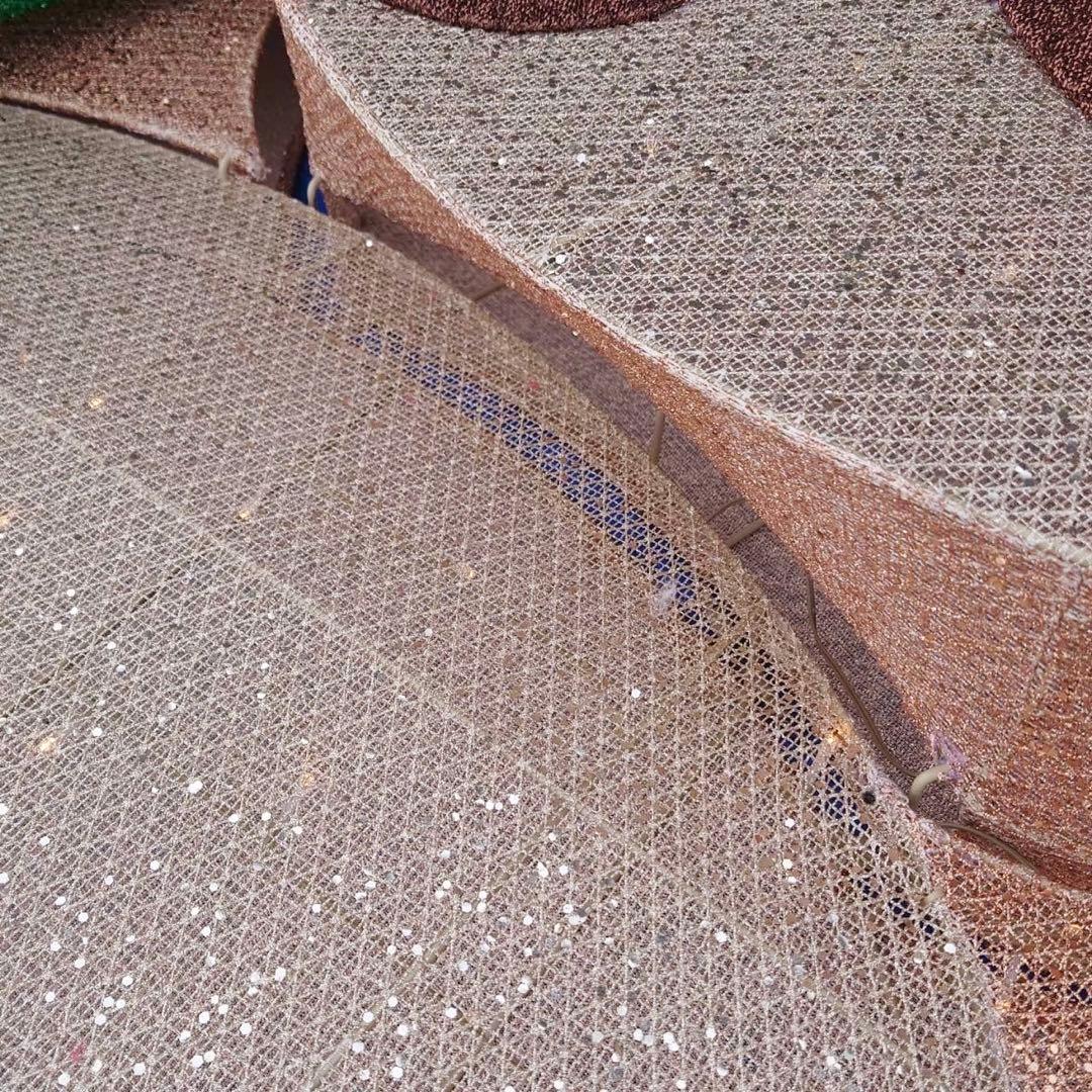 クリスマス 座っているクマのライト 約274cm 巨大 LED