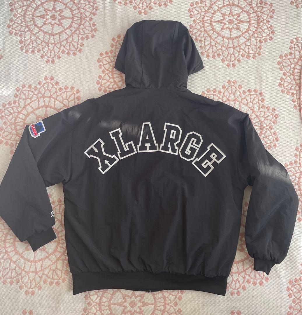 かまはーや　XLARGE ブラック ナイロンジャケット