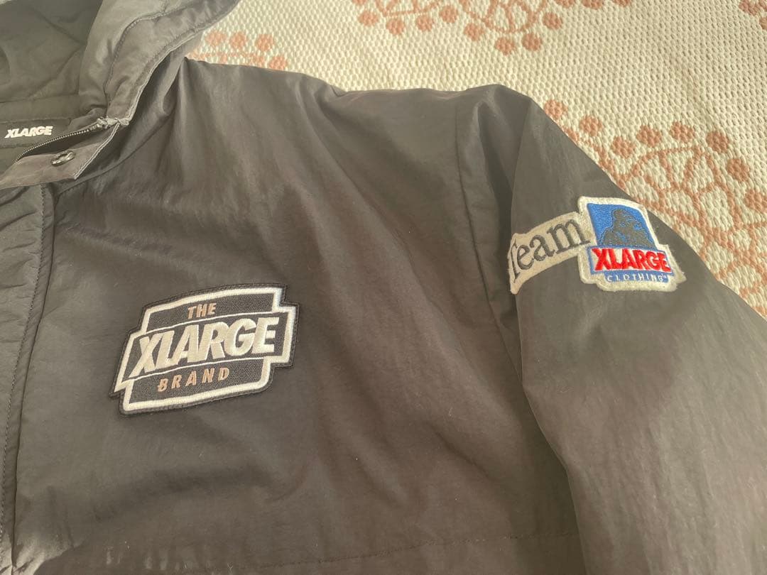 かまはーや　XLARGE ブラック ナイロンジャケット