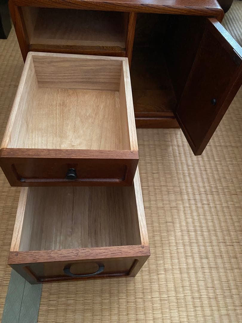 欅ケヤキ　姿鏡台