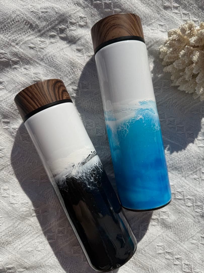 水筒　レジンアート