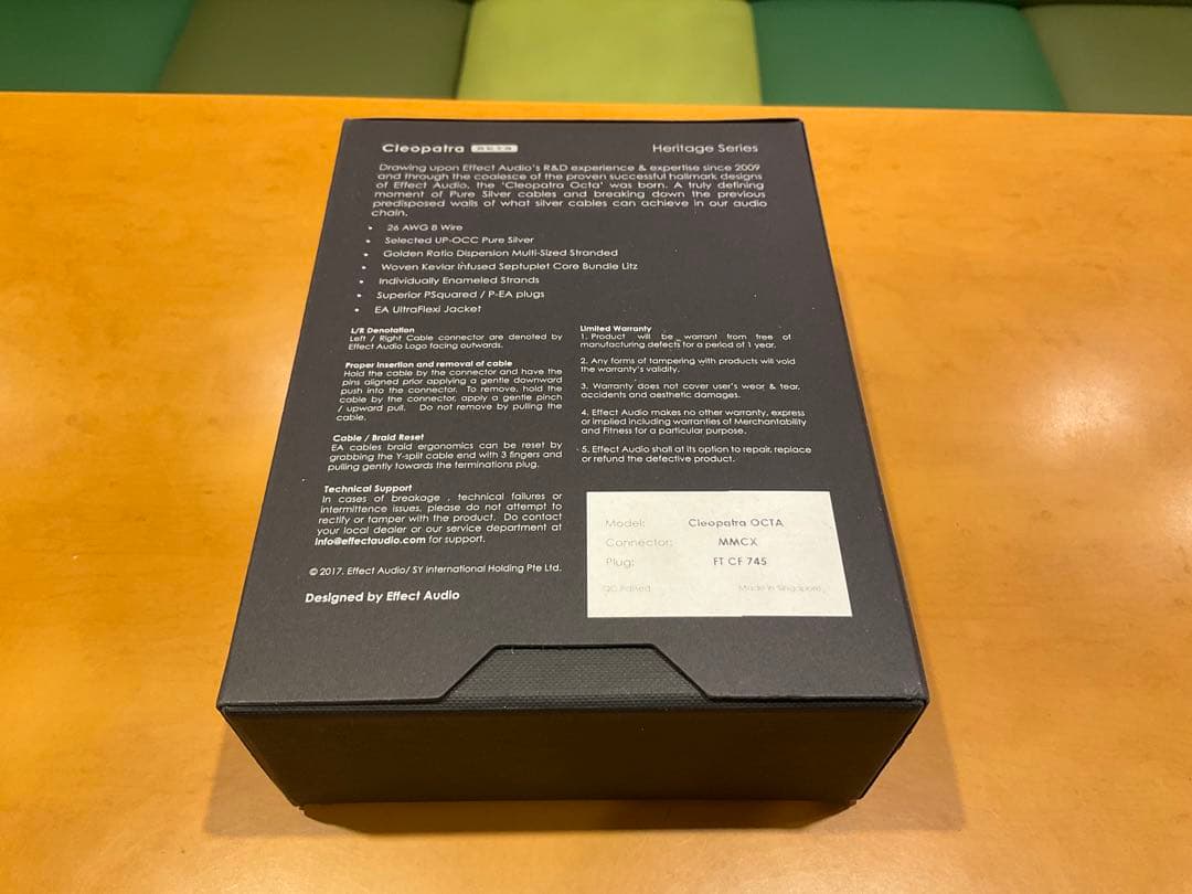 ケーブル・シールド Effect audio Cleopatra Octa