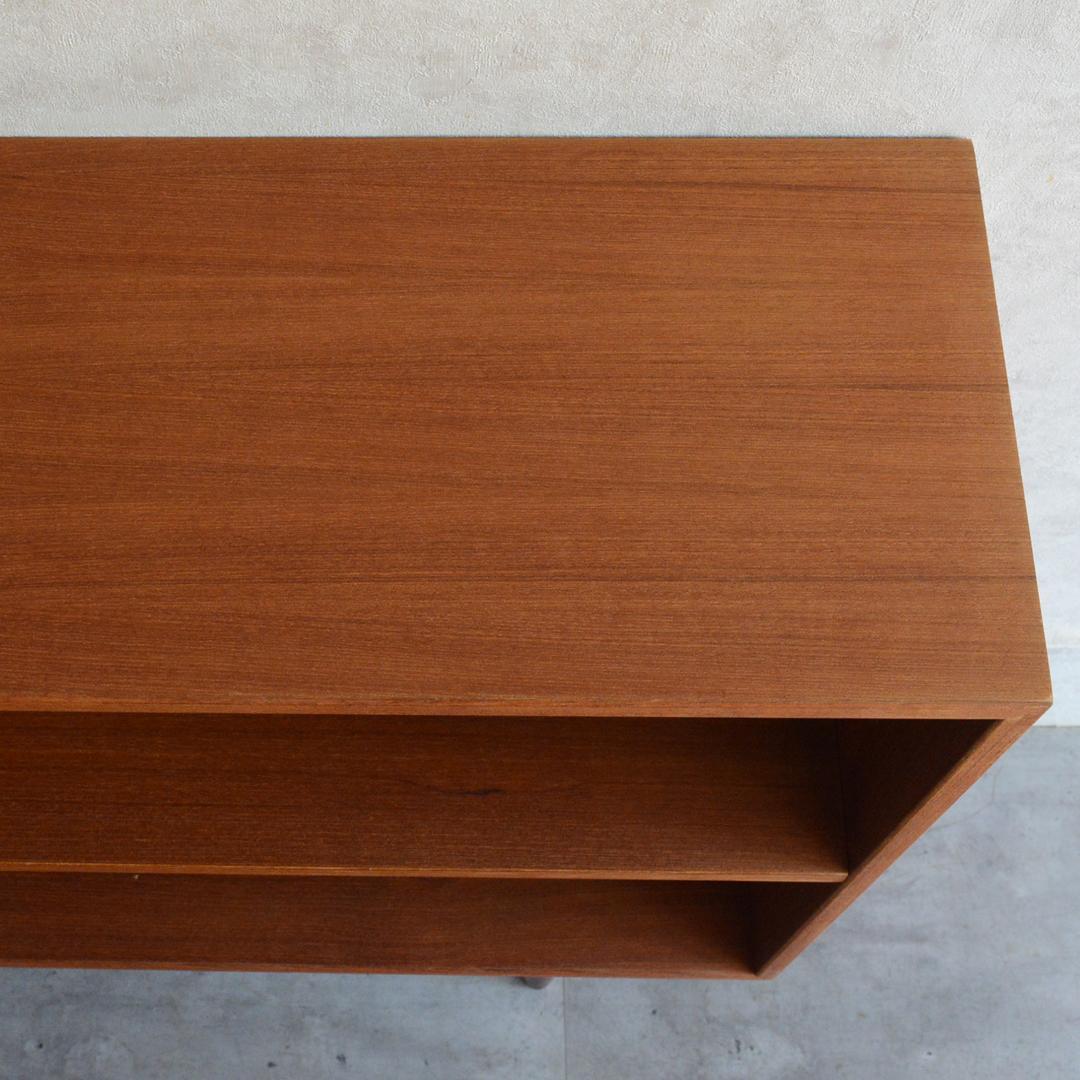 デンマーク 北欧ヴィンテージ チーク ブックシェルフ 飾り棚 オープンシェルフ