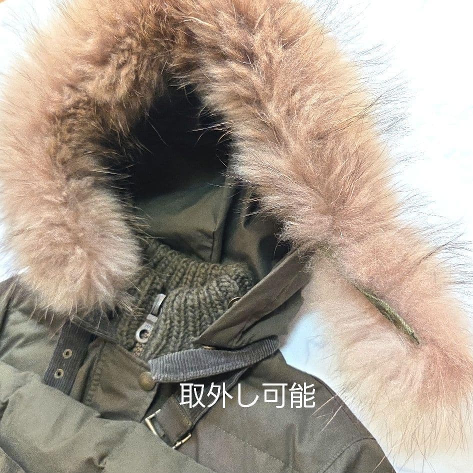 高級素材✨ベンタイル ドレステリア ダウンコート M riri ファー付 ロング