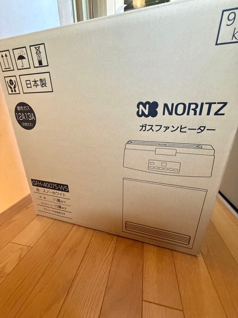NORITZ ガスファンヒーター GH-4007S-W5