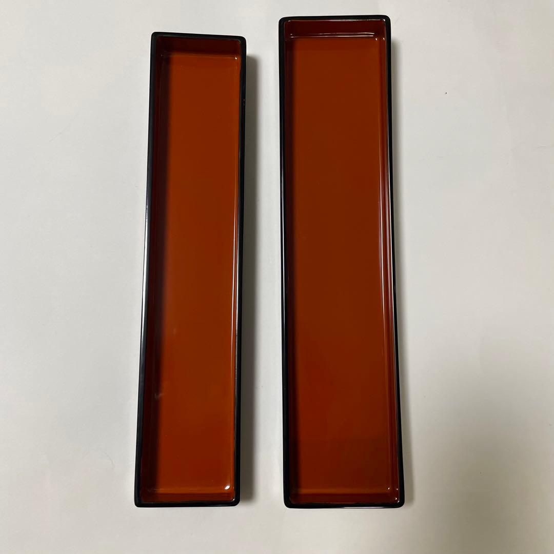 輪島塗　箸入れ　筆入れ