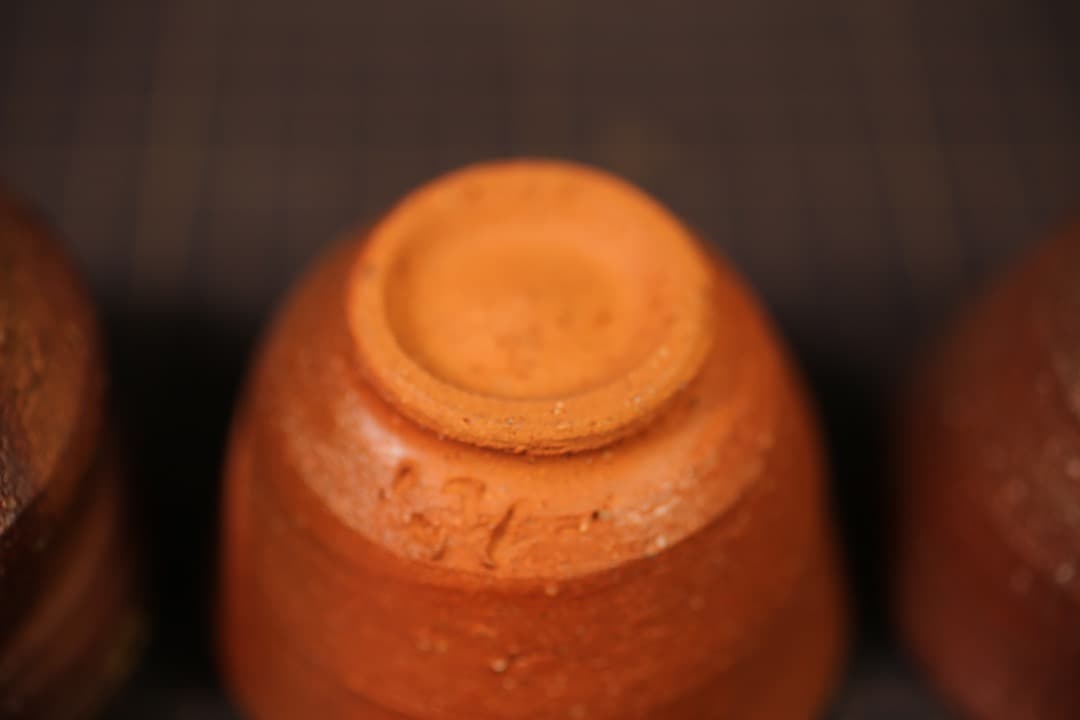 【即購入可】備前焼／ぐい呑み／７点まとめて／酒器／猪口／工芸／骨董／古美術／古玩