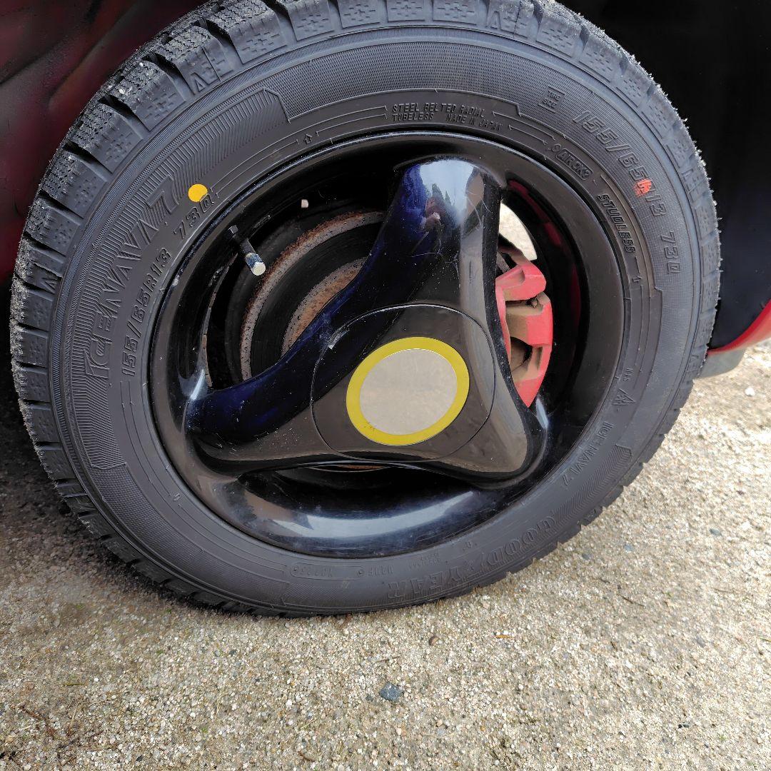 Ａ*Ｒ様 155/65R13 スタッドレスタイヤ・アルミホイールセット