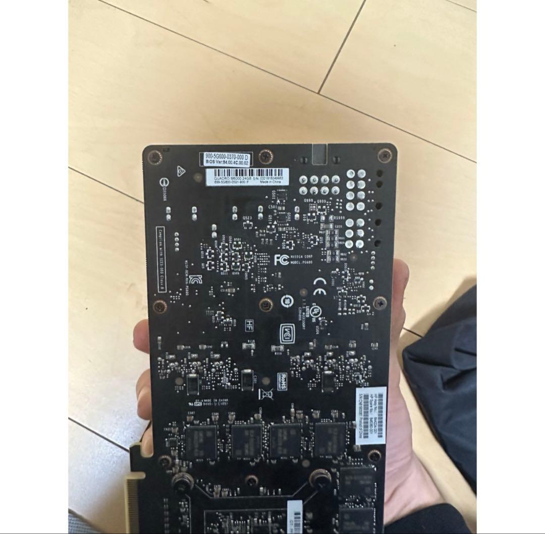 グラフィックボード・グラボ・ビデオカード NVIDIA Quadro M6000 24GB