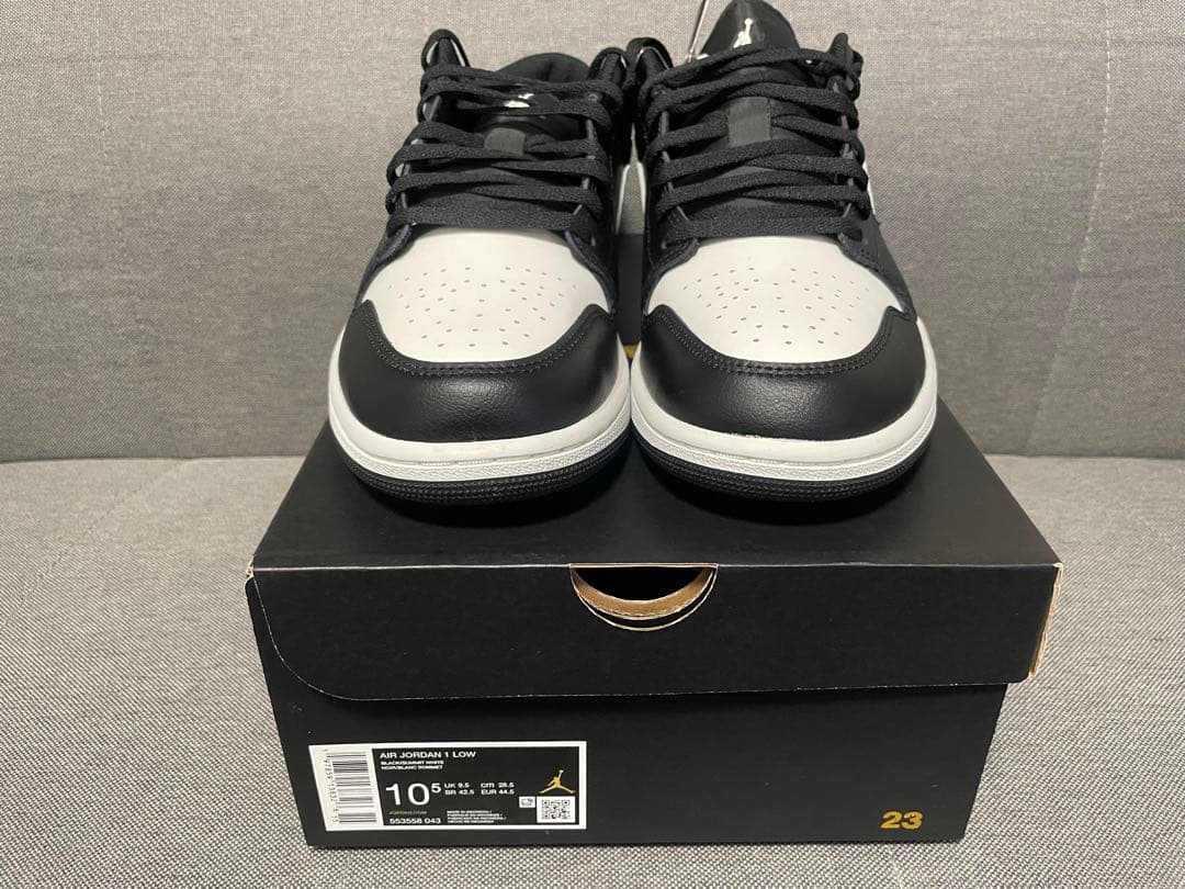 Nike Air Jordan 1 Low ブラック/ホワイト 28.5 cm