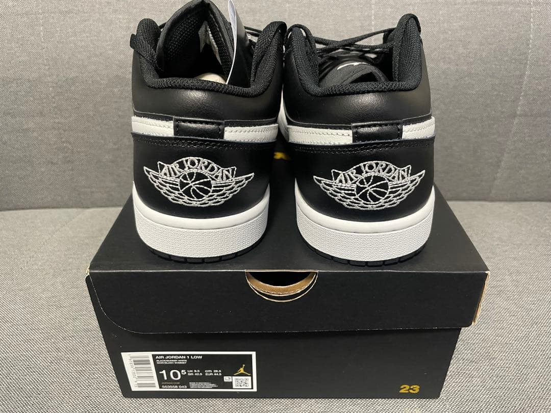 Nike Air Jordan 1 Low ブラック/ホワイト 28.5 cm