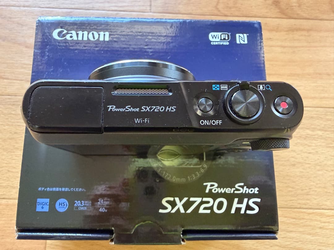キャノン Canon PowerShot SX720 HS ブラック 稼働品