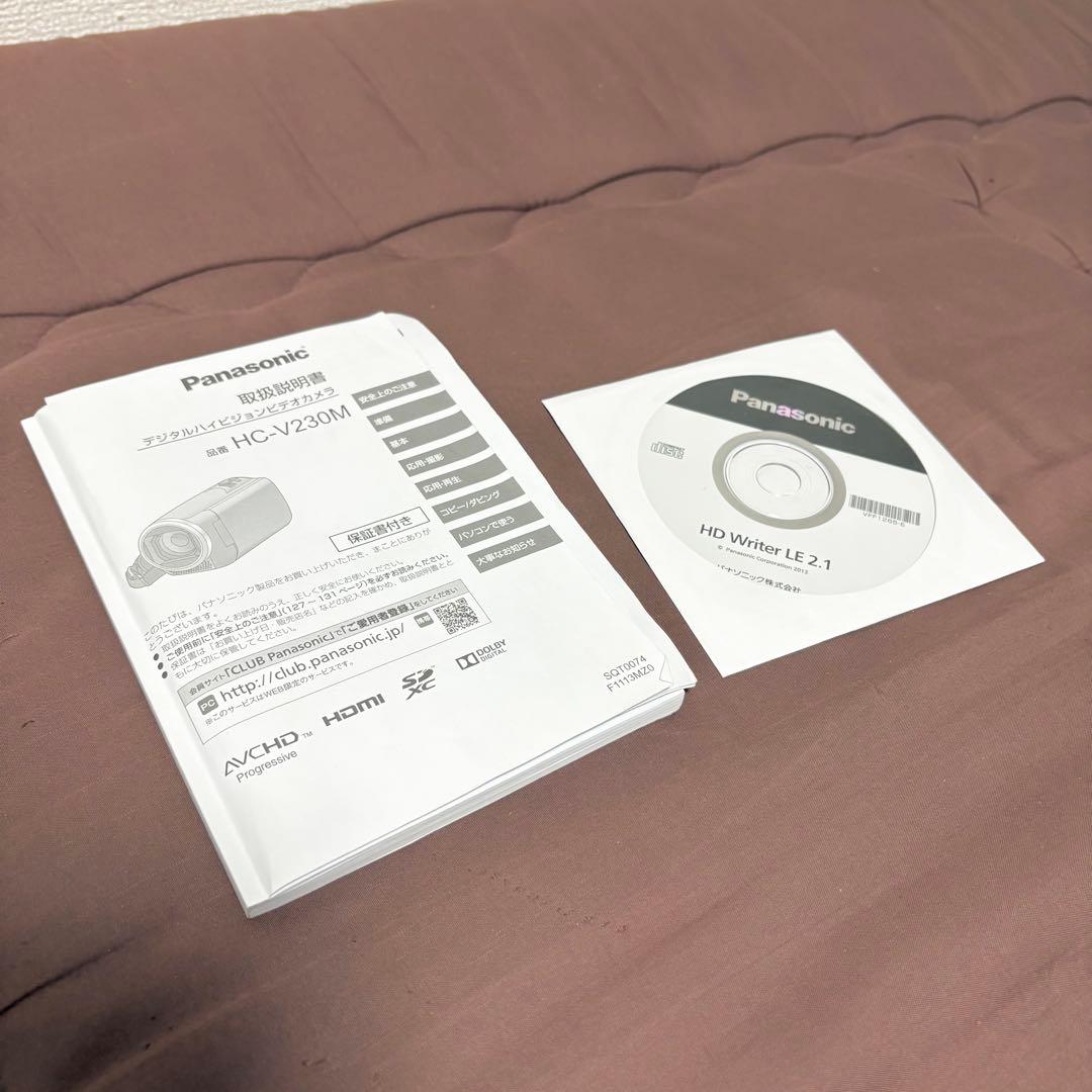 【美品】Panasonic★HC-V230M★ビデオカメラ★パナソニック★