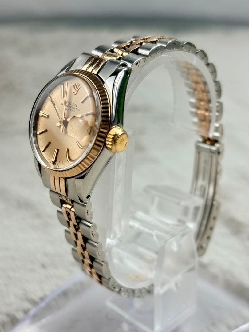 OHロレックス ROLEX Ref.6517オイスターパーペチュアルYG+SS