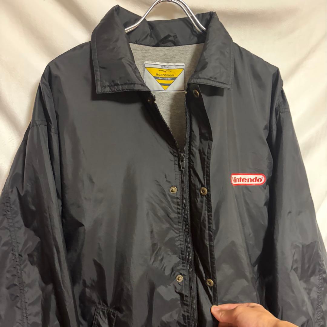 00s Nintendo 任天堂 ナイロンジャケット コーチジャケット 古着 L
