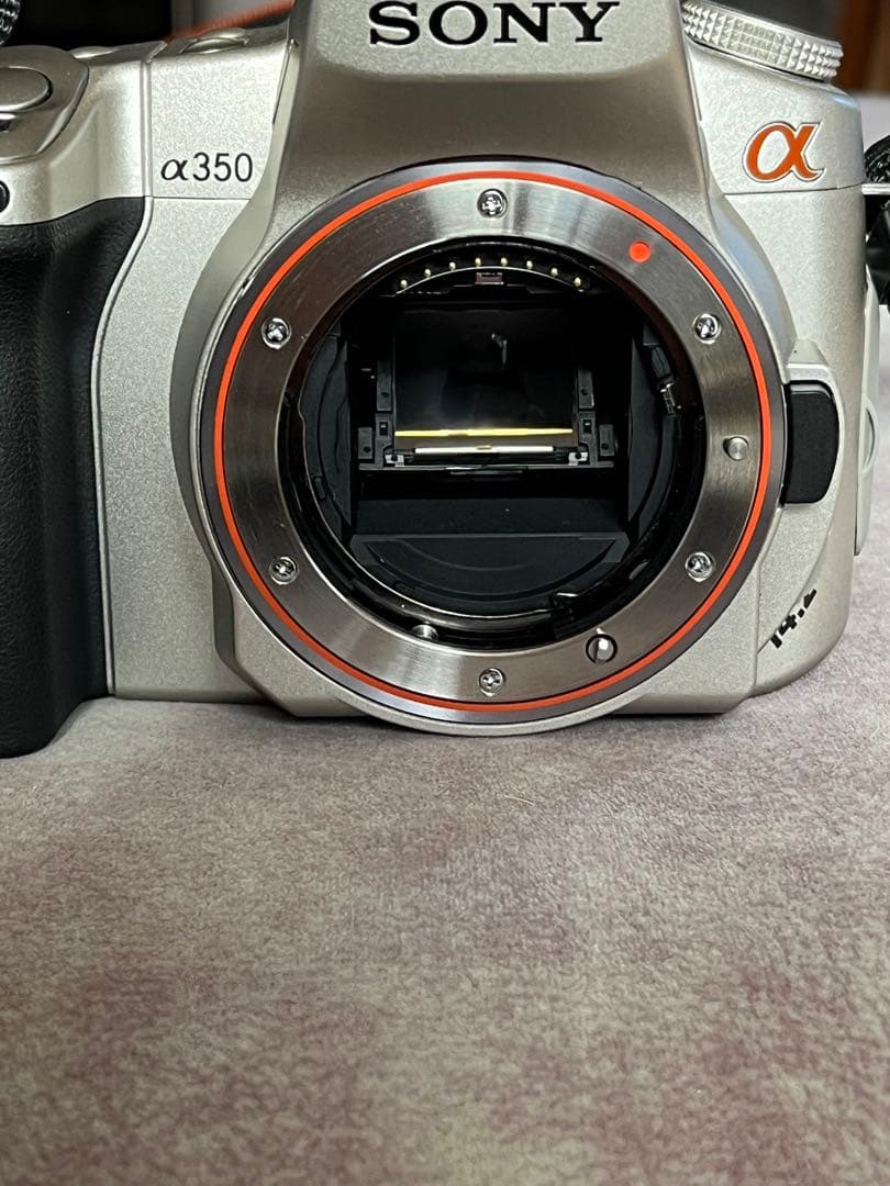 SONY α350 レンズキット CFカード16GB 電池2個 充電器 即使用可