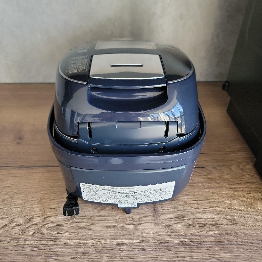 TOSHIBA RC-10VSN 炊飯器 インディゴブルー